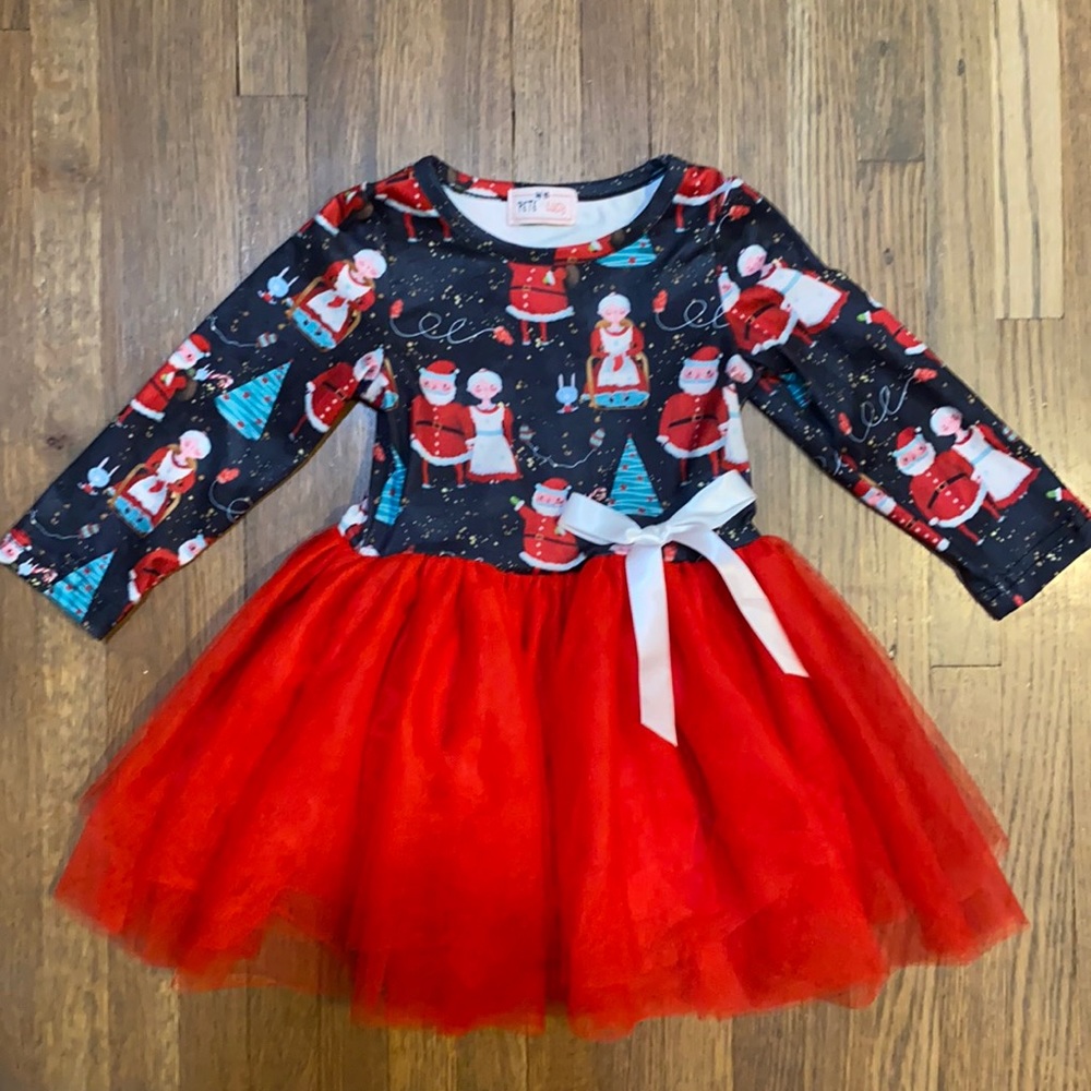 Pete and Lucy Santa clause tutu outfit